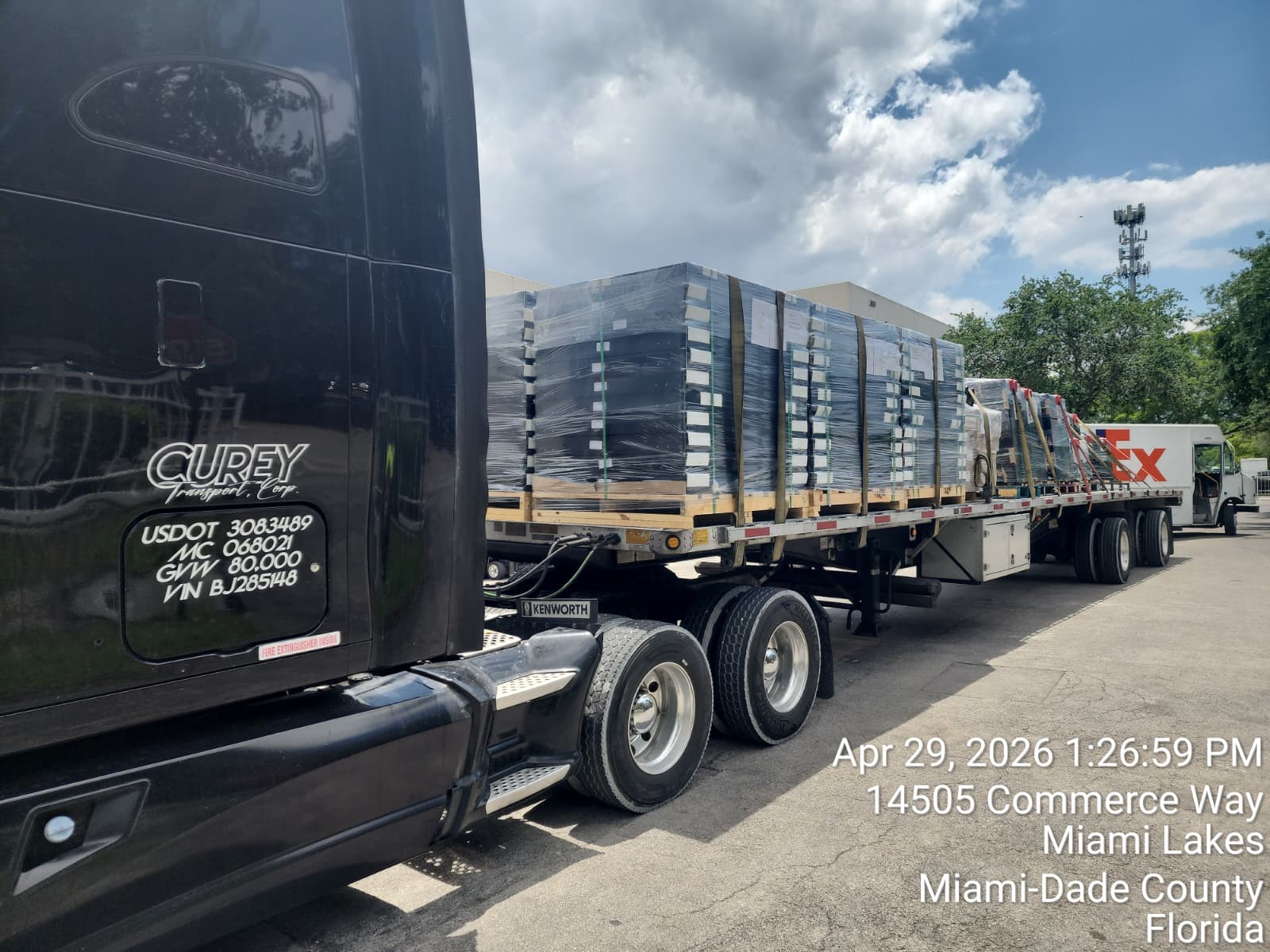 Secured Pallet Freight